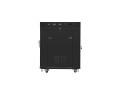 Szafa instalacyjna stojąca 19" 15U 800x1000 Drzwi Szklane czarna Lanberg (flat pack) LCD - 1152079