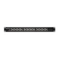 Patch panel RACK QOLTEC 12 portów | POE | Czarny - 1128675
