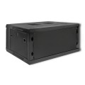Szafa RACK Qoltec 19" | 4U | 600x280x450 | Czarna | Wisząca - 1308347