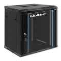Szafa RACK Qoltec 19" | 12U | 600x635x450 | Czarna | Wisząca - 1308314