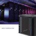 Szafa RACK Qoltec 19" | 12U | 600x635x450 | Czarna | Wisząca - 1308315