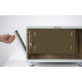 Szafa wisząca Techly Rack 19" 9U 540x600 zmontowana, czarna - 1492847