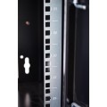 Szafa wisząca Techly Rack 19" 9U 540x600 zmontowana, czarna - 1492849