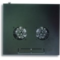 Szafa wisząca Techly Rack 19" 9U 540x600 zmontowana, czarna - 1492851