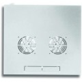 Szafa wisząca Techly Rack 19" 9U 500x320 zmontowana, szara - 1619983