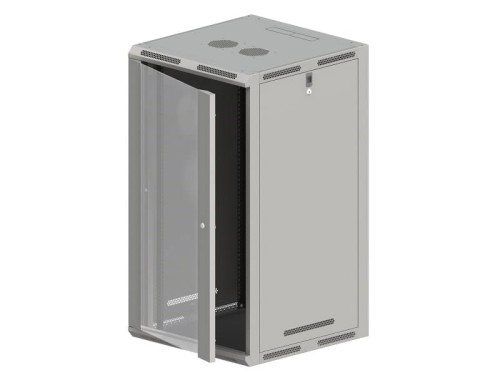 ALANTEC SZAFA RACK WISZĄCA 19" 18U 600X500 SZARY - 1751946