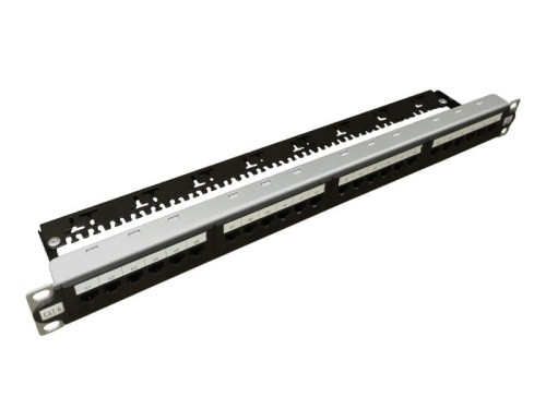 Patch panel A-LAN PK043 (1U; kat. 6; 24xRJ-45) - 1128666