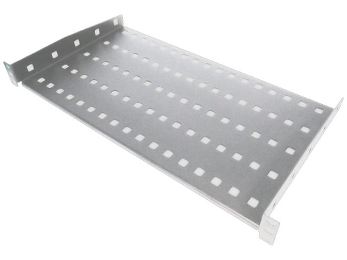 ALANTEC-Półka stała 19\" 1U głęb. 350mm, kolor szar - 1076942
