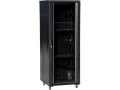 Q-LANTEC SZAFA TELEINFORMATYCZNA DRZWI PRZEDNIE SZKLANE 36U 600X600 CZARNY FLAT PACK - 1128764