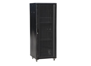 Q-LANTEC SZAFA SERWEROWA DRZWI PRZEDNIE SZKLANE 27U 600X1000 CZARNY FLAT PACK