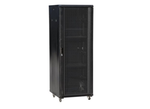 Q-LANTEC SZAFA SERWEROWA DRZWI PRZEDNIE SZKLANE 27U 600X1000 CZARNY FLAT PACK - 1128742