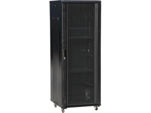 Q-LANTEC SZAFA SERWEROWA DRZWI PRZEDNIE STALOWE PERFOROWANE 27U 800X1000 CZARNY FLAT PACK