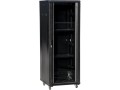 Szafa zamykana na zamek A-LAN SS-42U-600-800-01-C (42U; 19''; 2050mm / 600mm / 800 mm; stojąca; Otwierane, Pełne, Szklane; 600 kg; kolor czarny) - 1128737