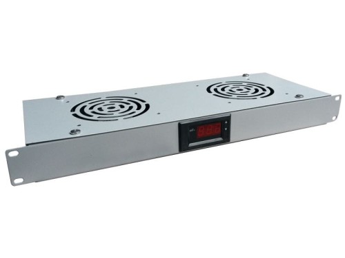 ALANTEC PANEL WENTYLACYJNY 19" 1U 2 WENTYLATORY SZARY - 1128873