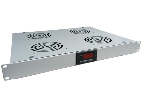 ALANTEC PANEL WENTYLACYJNY 19" 1U 4 WENTYLATORY SZARY - 1128871
