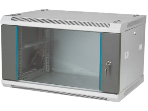 Q-LANTEC SZAFA RACK WISZĄCA 19" 4U 600X450 SZARY-flat pack - 1152092