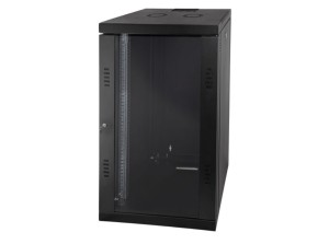 Alantec-Szafa wisząca 19U 600x600, czarna, drzwi sz