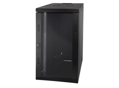 Alantec-Szafa wisząca 19U 600x600, czarna, drzwi sz - 1158413