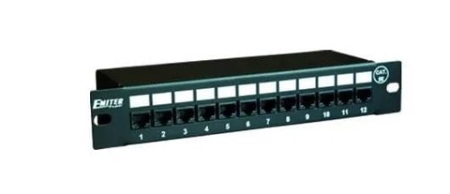 EmiterNet Panel 10" 12xRJ45 UTP kat.5e (1U) - 1659565