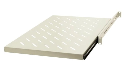 EmiterNet Półka ruchoma 19'', 1U, pod klawiaturę, gł.270/295mm, RAL7044 (szary) - 1659578