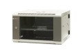 EmiterNet Szafa wisząca dzielona 19" 6U, drzwi blacha/szkło, 600×550×370mm szer./gł./wys. - 1659617