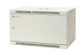 EmiterNet Szafa wisząca niedzielona 19'' 6U, drzwi całe z blachy, 600×450×370mm szer./gł./wys. - 1659650