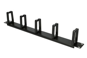 Extralink-Organizer kabli  1U z plastikowymi uchwyt