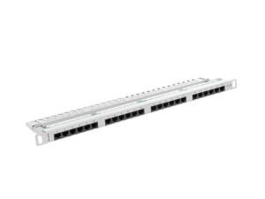 Patch panel Lanberg PPU5-0024-S 24 port 0.5U kat.5e szary