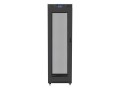 LANBERG SZAFA STOJĄCA RACK 19" 42U 600X600 DRZWI PERFOROWANE LCD CZARNA (FLAT PACK) FF01-6642-23BL - 1601817