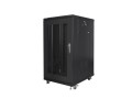 LANBERG SZAFA RACK STOJĄCA 19" 22U 600X800 DRZWI PERFOROWANE CZARNA (FLAT PACK) - 1732144