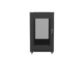 LANBERG SZAFA RACK STOJĄCA 19" 22U 600X800 DRZWI PERFOROWANE CZARNA (FLAT PACK) - 1732148