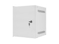 Szafa instalacyjna Rack wisząca 10" 6U 280x310mm szara Lanberg (flat pack) drzwi metalowe - 935318