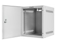 Szafa instalacyjna Rack wisząca 10" 6U 280x310mm szara Lanberg (flat pack) drzwi metalowe - 935322