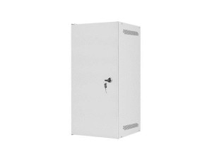 Szafa instalacyjna Rack wisząca 10" 12U 280x310mm szara Lanberg (flat pack) drzwi metalowe