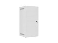 Szafa instalacyjna Rack wisząca 10" 12U 280x310mm szara Lanberg (flat pack) drzwi metalowe - 935358