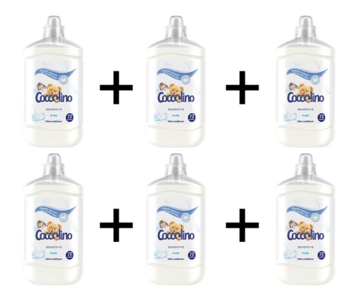 COCCOLINO Sensitive Pure Płyn do płukania 6x1800ml - 1318049
