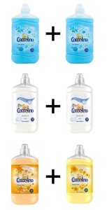 COCCOLINO Płyn do płukania MIX ZESTAW 6x1800ml