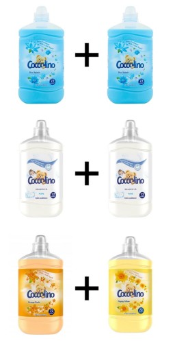 COCCOLINO Płyn do płukania MIX ZESTAW 6x1800ml - 1318048