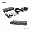 Club3D CSV-7210 DISPLAYPORT /HDMI KVM SWITCH FOR DUAL DISPLAYPORT 4K60HZ - 1065548