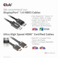 Club3D CSV-7210 DISPLAYPORT /HDMI KVM SWITCH FOR DUAL DISPLAYPORT 4K60HZ - 1065554