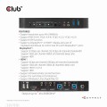 Club3D CSV-7210 DISPLAYPORT /HDMI KVM SWITCH FOR DUAL DISPLAYPORT 4K60HZ - 1065558