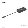 Club3D CSV-1598 USB Gen2 Type-C to Dual DisplayPort™ 4k60Hz 7-in-1 Portable Dock - 1065529