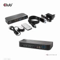 Club3D CSV-1382 HDMI KVM SWITCH FOR DUAL HDMI 4K60HZ - 1065561