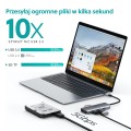 CHOETECH HUB USB-C 7W1 3XUSB 3.0 5GBPS 1 X HDMI 4K@30HZ HUB-M19 - 1065410