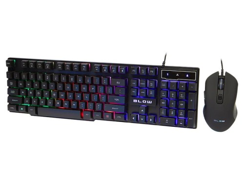 BLOW KLAWIATURA + MYSZ Z LED TAMER CZARNA - 1451860