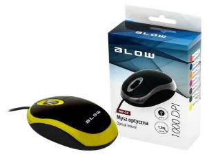 BLOW 84-017 Optical mouse MP-20 USB yellow