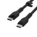 BELKIN KABEL USB-C - USB-C 2.0 SILICONE 3M CZARNY - 1729538