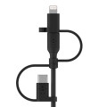 BELKIN CABLE 3W1 USB-A - LTG/MICROUSB/USB-C 1M - 1741805