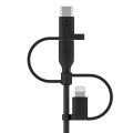 BELKIN CABLE 3W1 USB-A - LTG/MICROUSB/USB-C 1M - 1741806