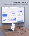 AUKEY HUB USB C CB-C91 8W1 RJ45 HDMI 4K PD 100W - 1065251
